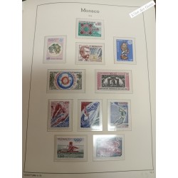 Collection Timbres Neufs Monaco 1974-1998 - 3 Reliures Feuilles leuchtturm -envoi France