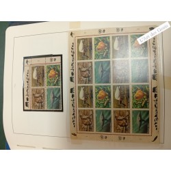 Collection Timbres Neufs Nations Unies 1951 à 2000 - 3 Reliures Feuilles leuchtturm -envoi France