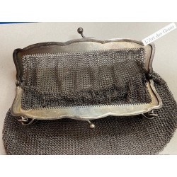 Aumonière, Sac de Bal en argent, lartdesgents.fr