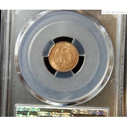 NAPOLEON III 1 Centime 1861A PCGS MS64RB