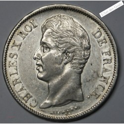 CHARLES X 5 Francs 1829 A TTB , lartdesgents.fr