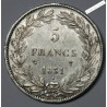 LOUIS PHILIPPE Ier 5 Francs 1831 W TTB+ , lartdesgents.fr