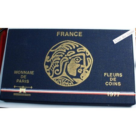 Coffret FDC 1977 France, lartdesgents.fr