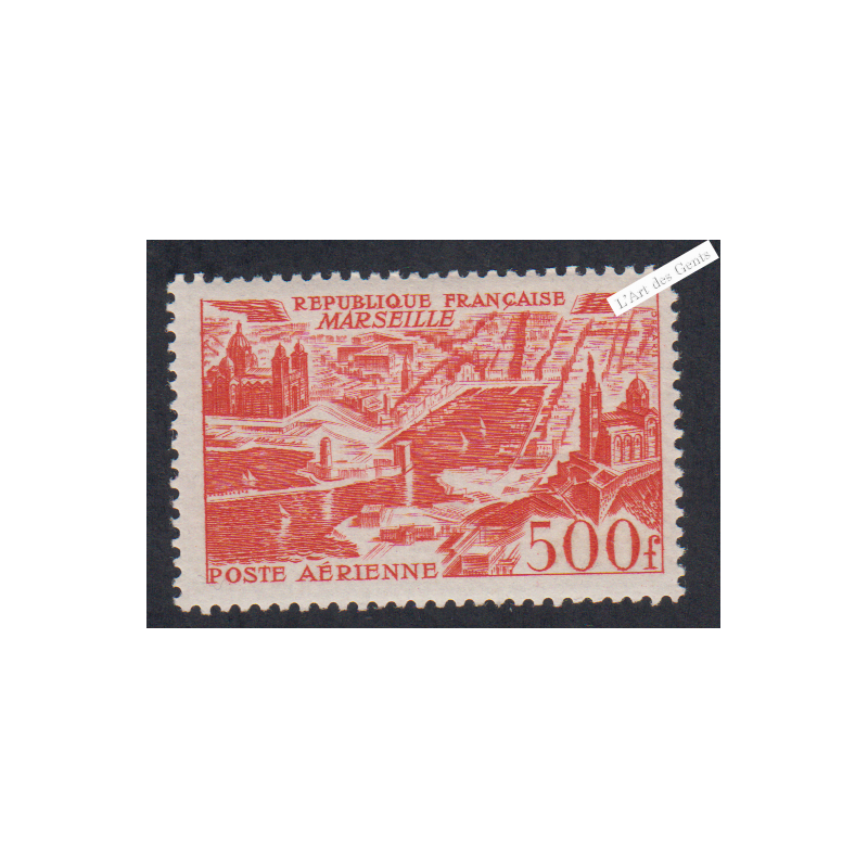 Timbre Poste Aérienne - n°27 - 1949- Neuf** - Cote 70 Euros-  lartdesgents