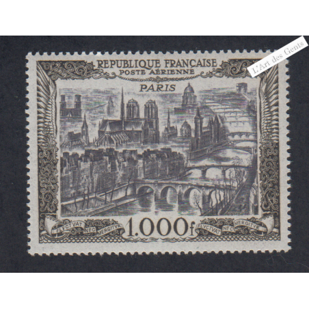 Timbre Poste Aérienne - n°29 - 1950 - Neuf**  - Cote 165 Euros-