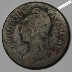 lot de 5 centimes DUPRE an  5 A, AA, BB, I, D, R, W et rare An 5/6BB
