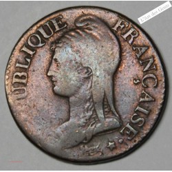 lot de 5 centimes DUPRE an  5 A, AA, BB, I, D, R, W et rare An 5/6BB