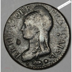 lot de 5 centimes DUPRE an  5 A, AA, BB, I, D, R, W et rare An 5/6BB