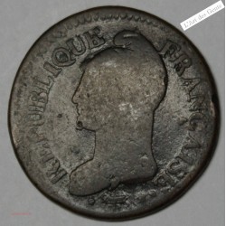 lot de 5 centimes DUPRE an  5 A, AA, BB, I, D, R, W et rare An 5/6BB