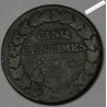 lot de 5 centimes DUPRE an  5 A, AA, BB, I, D, R, W et rare An 5/6BB