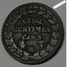 lot de 5 centimes DUPRE an  5 A, AA, BB, I, D, R, W et rare An 5/6BB
