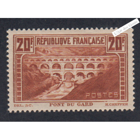 Timbre n°262 -  Neuf** Signé Calves - cote 550 Euros lartdesgents.fr