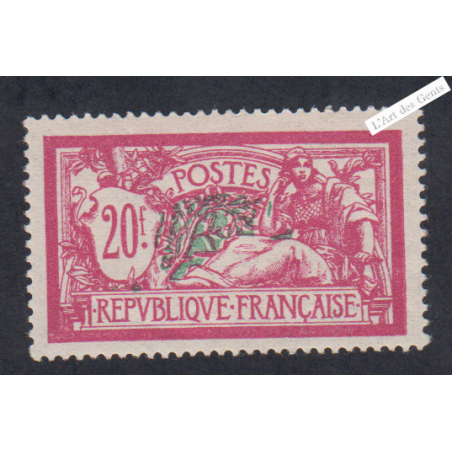 Timbre n°208 Type Merson 1925-26-  Neuf** Signé - cote 600 Euros lartdesgents.fr