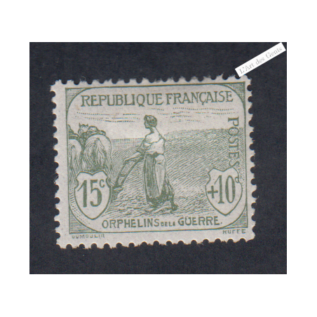 Timbre n°150 Au Profit des orphelins - Neuf* - cote 60 Euros lartlartdesgents.fr