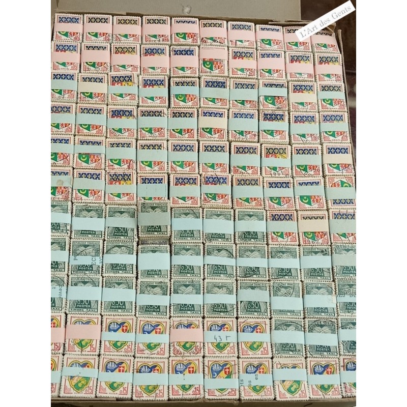 550 BOTTES DE 100 Timbres n° 1216-1234-1354B ETC...envoi uniquement en France,lartdesgents.fr