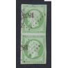 Paire de 2 Timbres n°12 - oblitérés - signés cote 225 Euros lartdesgents.fr