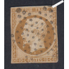 Timbre France n°9 - 10 c. bistre jaune 1852 Signé cote 850 Euros lartdesgents.fr