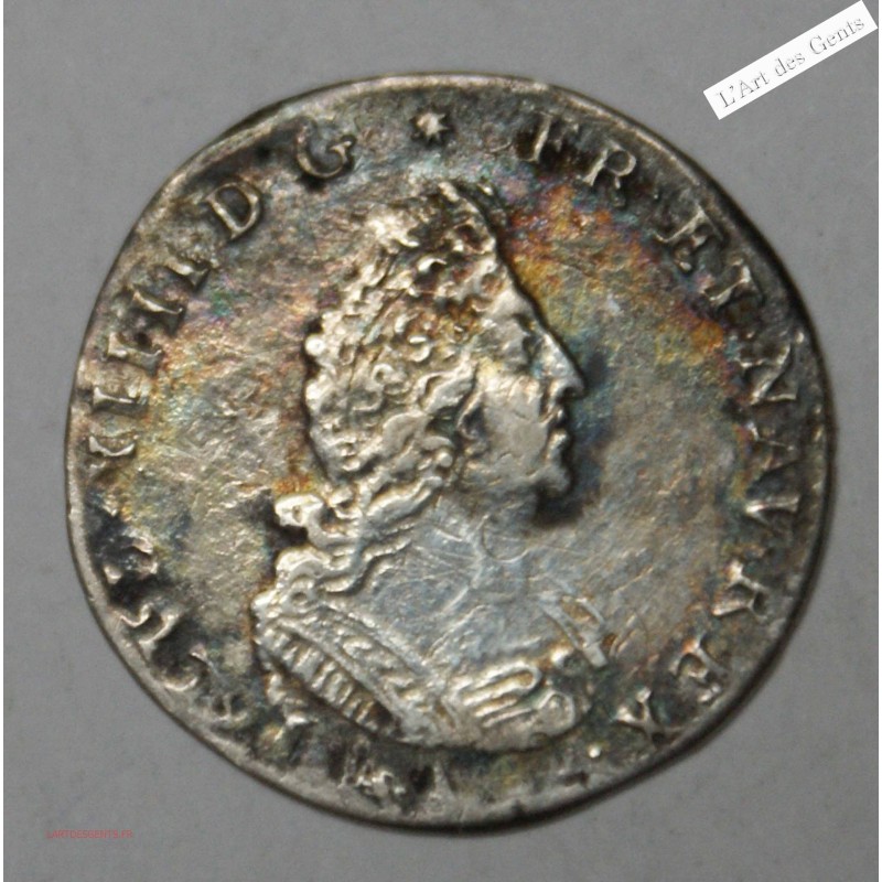 1/12 ECU 1704 D LYON aux 8L Louis XIV TTB R3, lartdesgents.fr