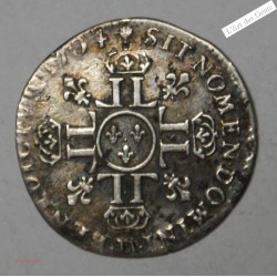 1/12 ECU 1704 D LYON aux 8L Louis XIV TTB R3, lartdesgents.fr