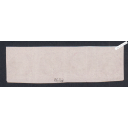 Bande de 4 Timbres France n°17A - 80c. carmin - oblitérés, Signé cote 550 Euros lartdesgents.fr