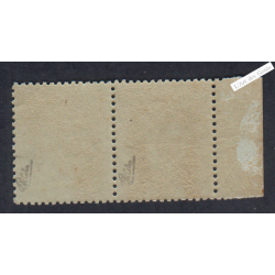 Paire timbres n°20 - 1 c. vert olive Neuf** signés - cote 700 Euros lartdesgents.fr