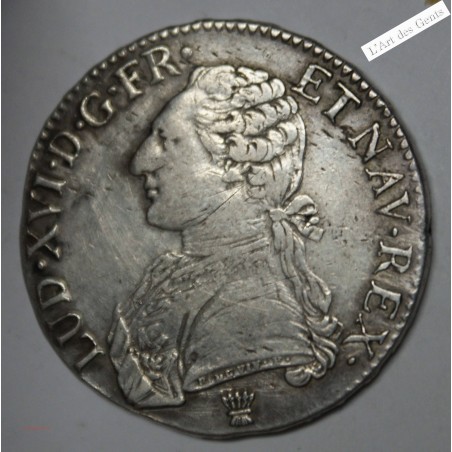 ÉCU 1775 I Limoges au buste habillé Louis XVI TTB , lartdesgents.fr