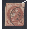 Timbre France n°40Bb, 2c. marron,  Oblitéré Signé Calves cote 1500 Euros lartdesgents