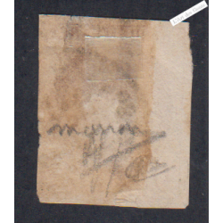 Timbre France n°40Bb, 2c. marron,  Oblitéré Signé Calves cote 1500 Euros lartdesgents