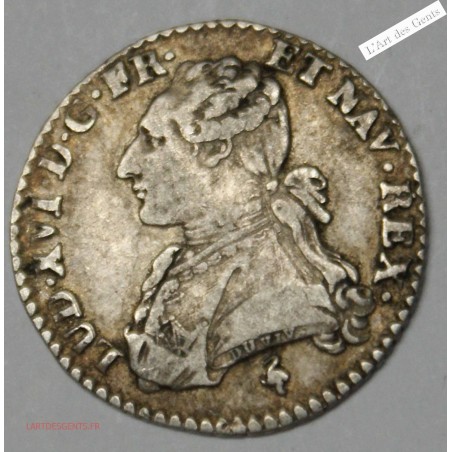 DIZIEME ECU 1780A PARIS LOUIS XVI TTB, lartdesgents.fr