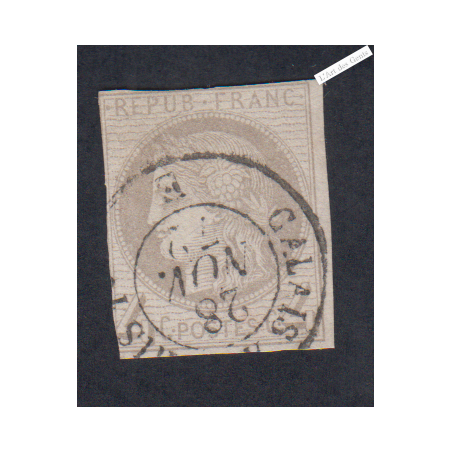 Timbre Classique de France n°41B, Oblitéré cote 350 Euros lartdesgents.fr