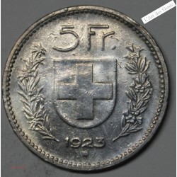 5 FRANCS 1923 SUISSE HELVETIA , lartdesgents.fr