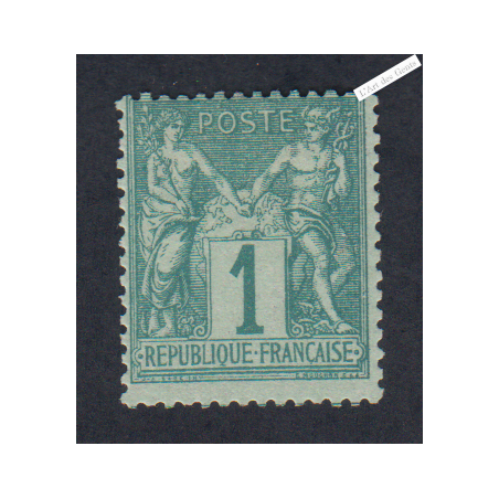 Timbre n°61 Type Sage (Type I)  - Neuf* charnière - Signé - cote 200 Euros lartdesgents.fr