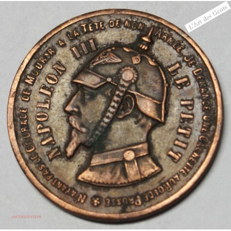 10 Centimes Satyrique "Vampire de la France" Napoléon III, lartdesgents.fr