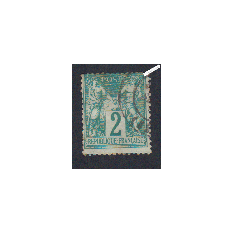 Timbre n°62 Type Sage (Type I)  - Oblitéré - Signé - cote 340 Euros lartdesgents.fr