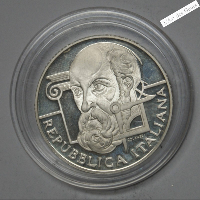 ITALIE 10 EURO 2008 - ANDREA PALLADIO 22 g, lartdesgents.fr