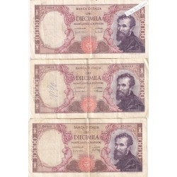 10000 LIRE MICHELANGELO 1966,1968, 1970, lartdesgents.fr