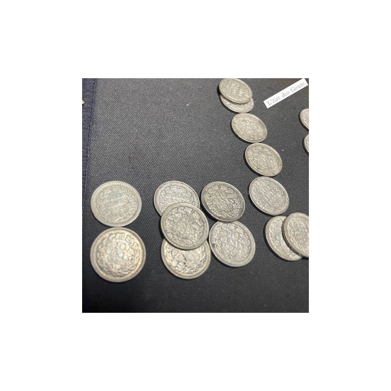 lot de 10 cents 1916, 35,36,37 etc... WILHEMINA NETHERLANDS , lartdesgents.fr