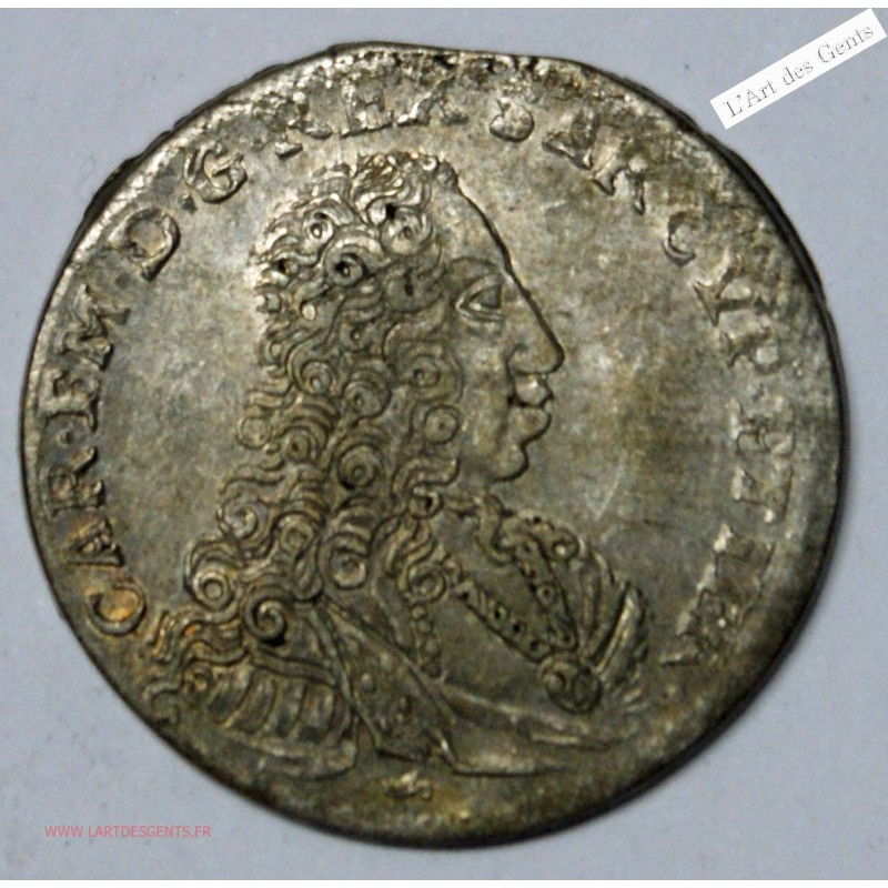 Italia Savoie Sardegne - Carlo Emanuele III 1734, 5 Soldi tipo I, lartdesgents