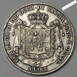 5 Lire 1815 Maria LUIGIA ITALY/AUSTRIA, lartdesgents.fr