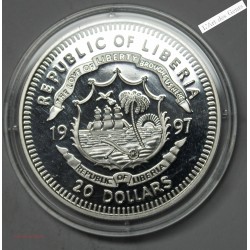 20$ 1997 LIBERIA BE PRINCESSE DIANA "FINAL JOURNEY", lartdesgents.fr