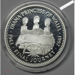 20$ 1997 LIBERIA BE PRINCESSE DIANA "FINAL JOURNEY", lartdesgents.fr