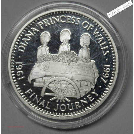 20$ 1997 LIBERIA BE PRINCESSE DIANA "FINAL JOURNEY", lartdesgents.fr