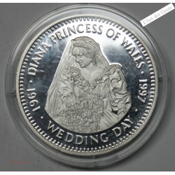 20$ 1997 LIBERIA BE PRINCESSE DIANA "WEDDING DAY", lartdesgents.fr