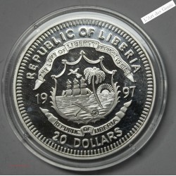 20$ 1997 LIBERIA BE PRINCESSE DIANA "MOTHER TERESA", lartdesgents.fr