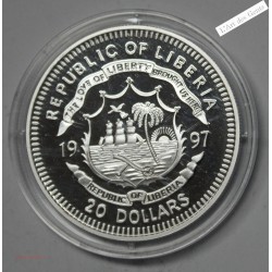 20$ 1997 LIBERIA BE PRINCESSE DIANA "BIRTH OF WILLIAM", lartdesgents.fr