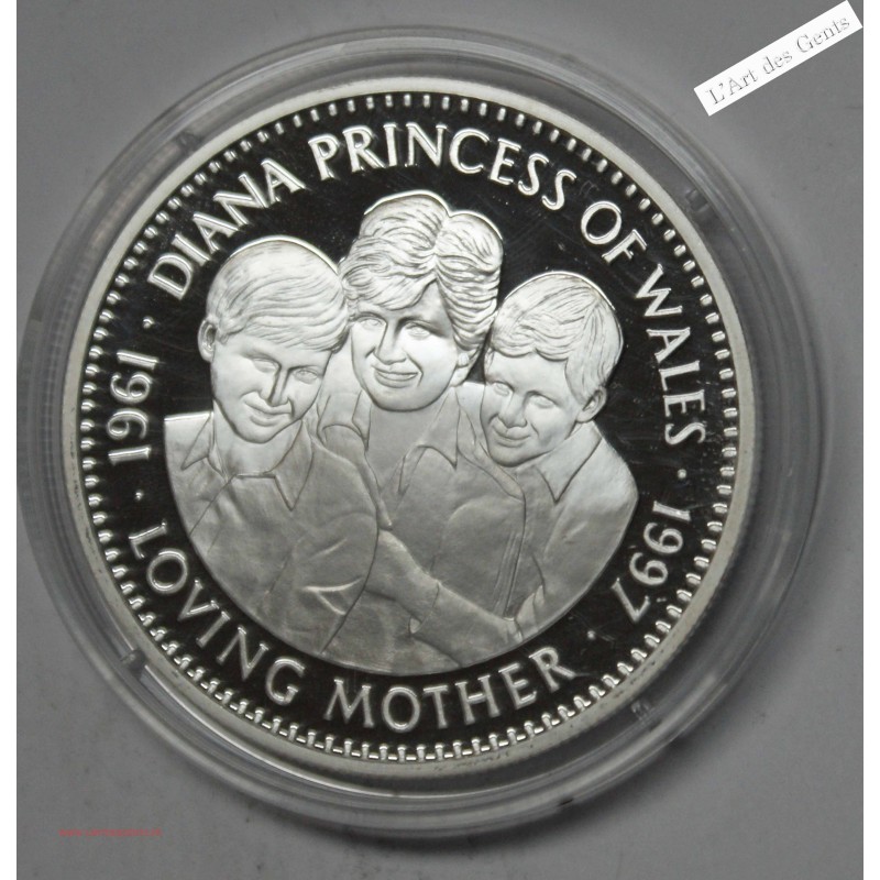 20$ 1997 LIBERIA BE PRINCESSE DIANA "LOVING MOTHER", lartdesgents.fr