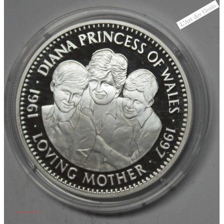 20$ 1997 LIBERIA BE PRINCESSE DIANA "LOVING MOTHER", lartdesgents.fr