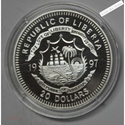 20$ 1997 LIBERIA BE PRINCESSE DIANA "LOVING MOTHER", lartdesgents.fr