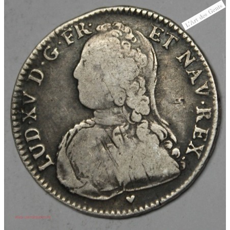 DEMI ECU 1726 BB STRASBOURG LOUIS XV TB+ R2, lartdesgents.fr