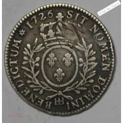 DEMI ECU 1726 BB STRASBOURG LOUIS XV TB+ R2, lartdesgents.fr